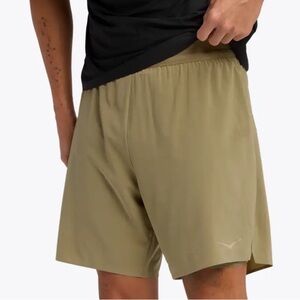 Hoka glide 7” Short 2 in 1 in wild mushroom NWT SZ M